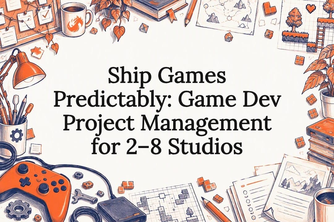 Ship Games Predictably: Game Dev Project Management for 2–8 Studios